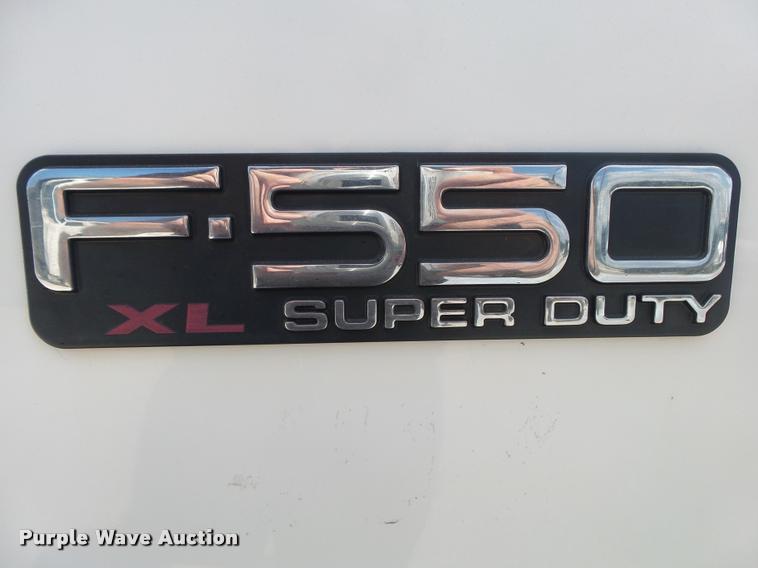 image for item DB7414 2003 Ford F550 Crew Cab flatbed truck