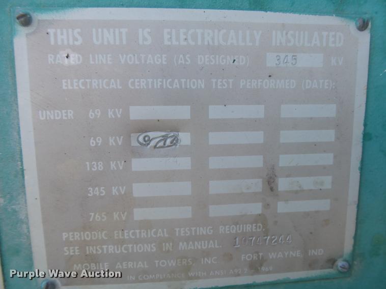 image for item DC3923 1976 Chevrolet C60 bucket truck