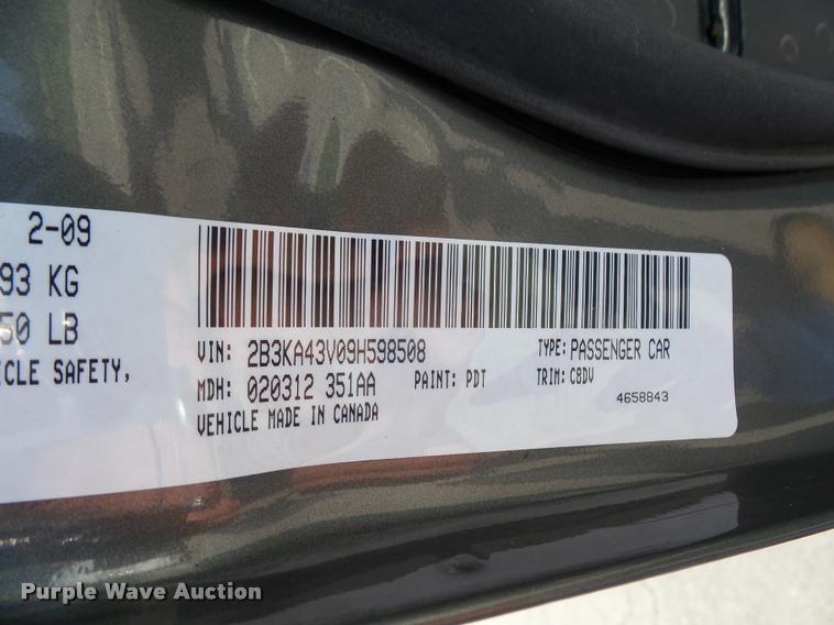 image for item DC5370 2009 Dodge Charger