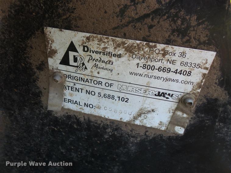 image for item DC5403 Nursey Jaws skid steer attachment