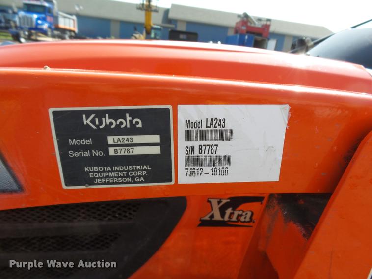 image for item DC6431 Kubota BX2660TV60 tractor