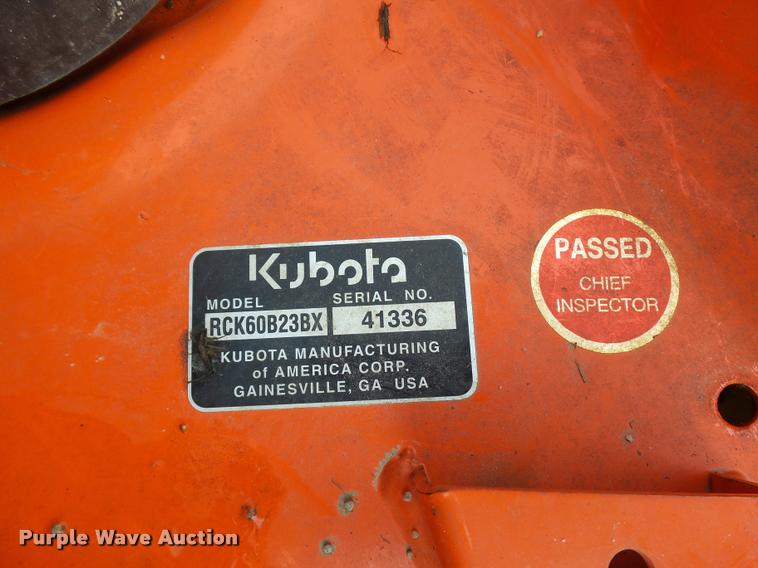 image for item DC6431 Kubota BX2660TV60 tractor