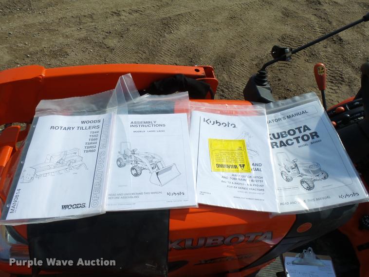 image for item DC6431 Kubota BX2660TV60 tractor