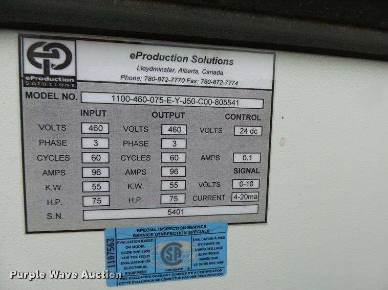 image for item DC6442 (2) Variable Frequency Drive