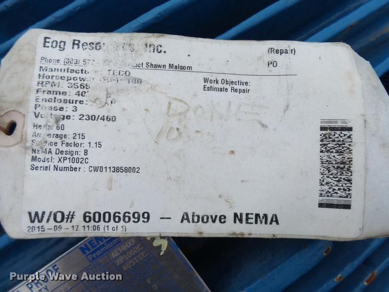 image for item DC6446 Tec electric motor