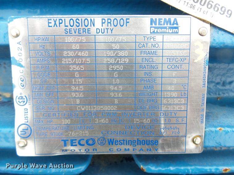 image for item DC6446 Tec electric motor