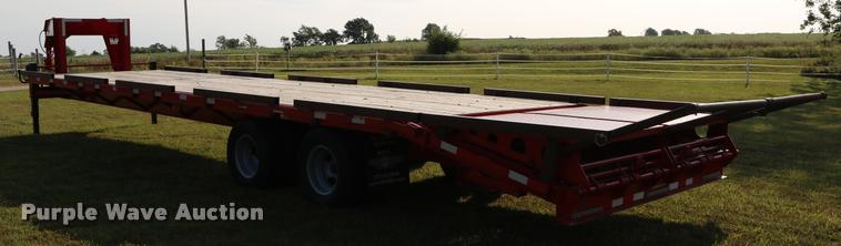 image for item DD0168 2016 H&H flatbed trailer