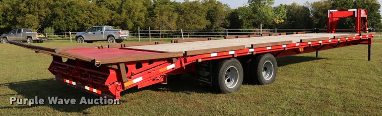 image for item DD0168 2016 H&H flatbed trailer