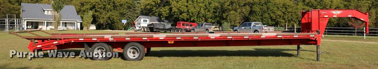 image for item DD0168 2016 H&H flatbed trailer