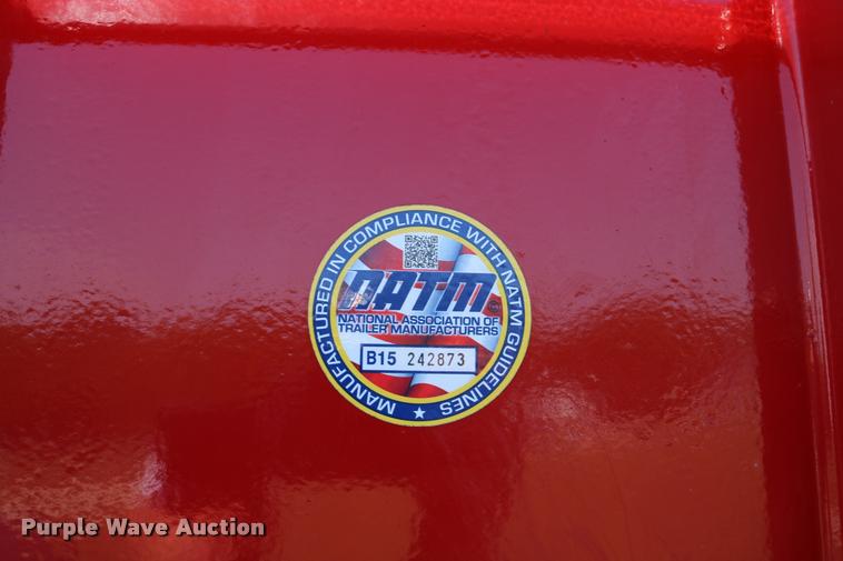 image for item DD0168 2016 H&H flatbed trailer