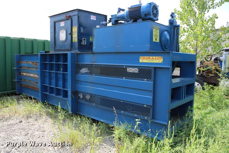 image for item DD0180 1995 Cram-A-Lot HX72 cardboard baler