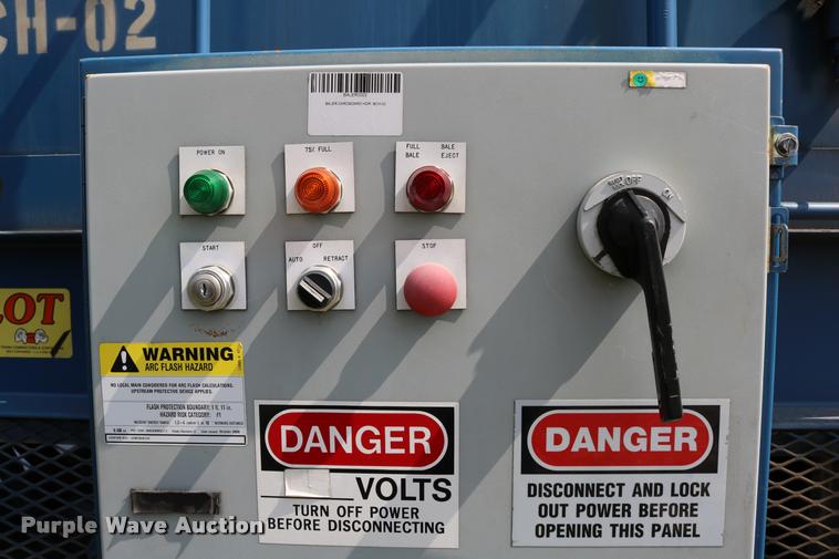 image for item DD0180 1995 Cram-A-Lot HX72 cardboard baler