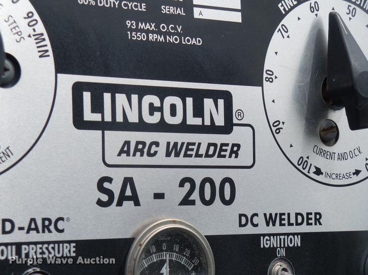 image for item DD1515 Lincoln SA-200 arc welder