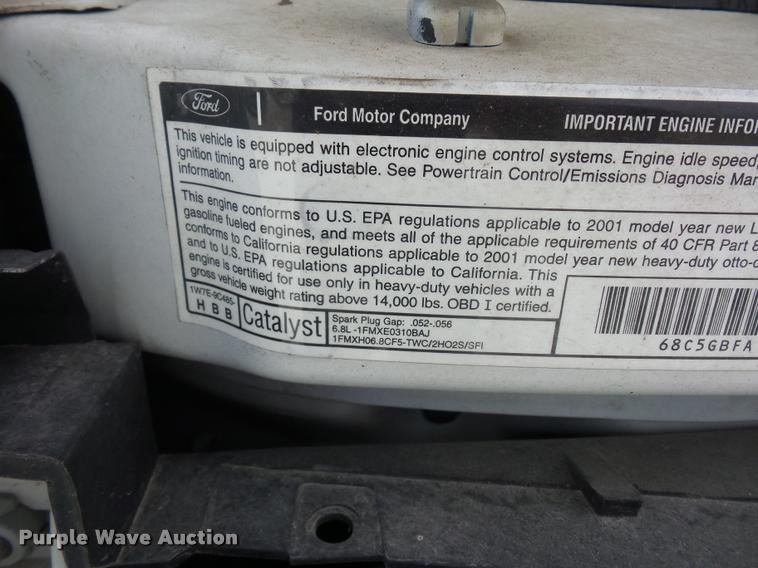 image for item DD1518 2001 Ford Econoline E450 Coachmen Pathfinder RV