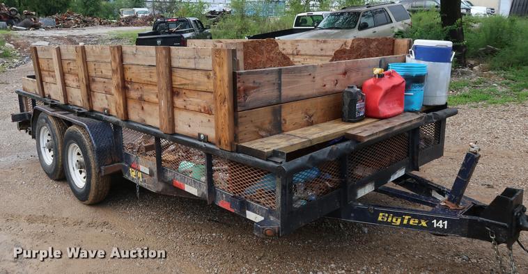 image for item DD1675 2011 Big Tex utility trailer