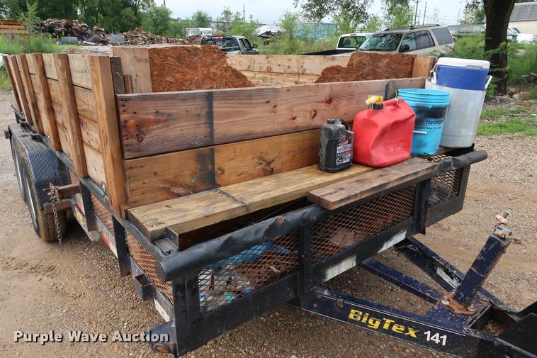 image for item DD1675 2011 Big Tex utility trailer