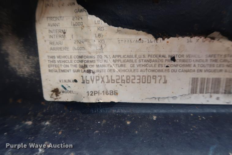 image for item DD1675 2011 Big Tex utility trailer