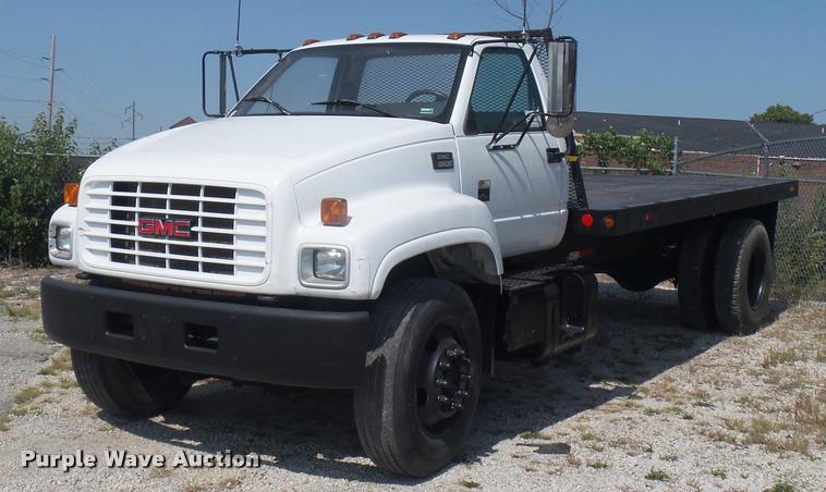 image for item DD2425 1997 GMC C7H042 flatbed pickup truck