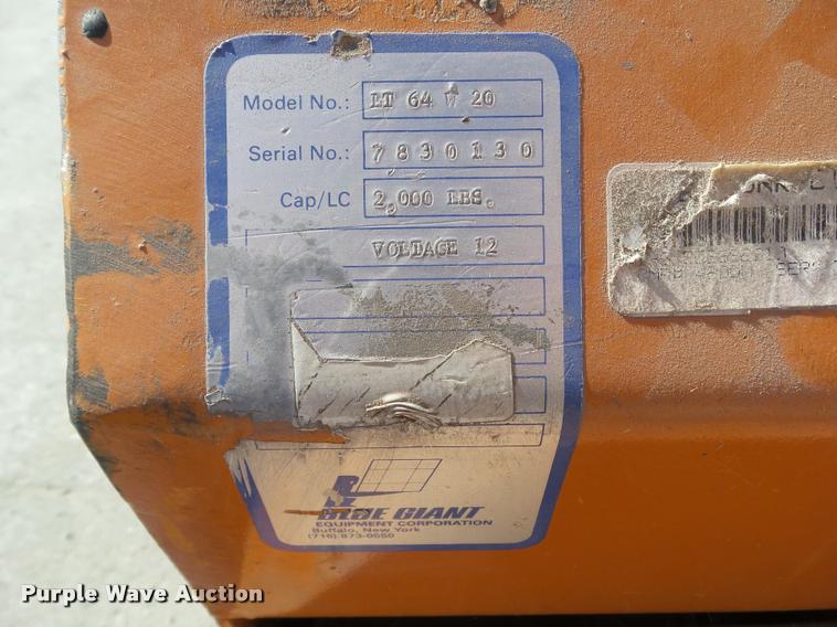 image for item DH9426 Blue Giant LT64W20 forklift