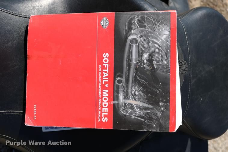 image for item DM9273 2006 Harley Davidson FXSTI motorcycle