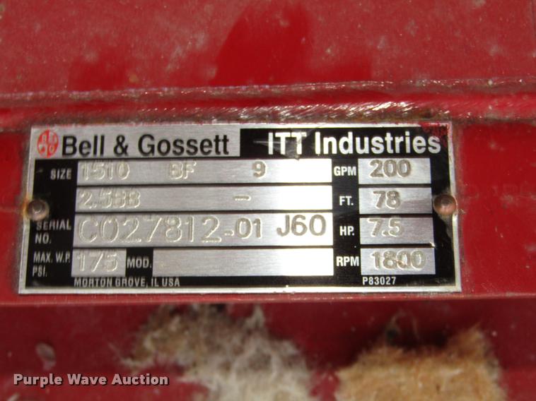 image for item DO9132 (3) inline centrifugal pumps