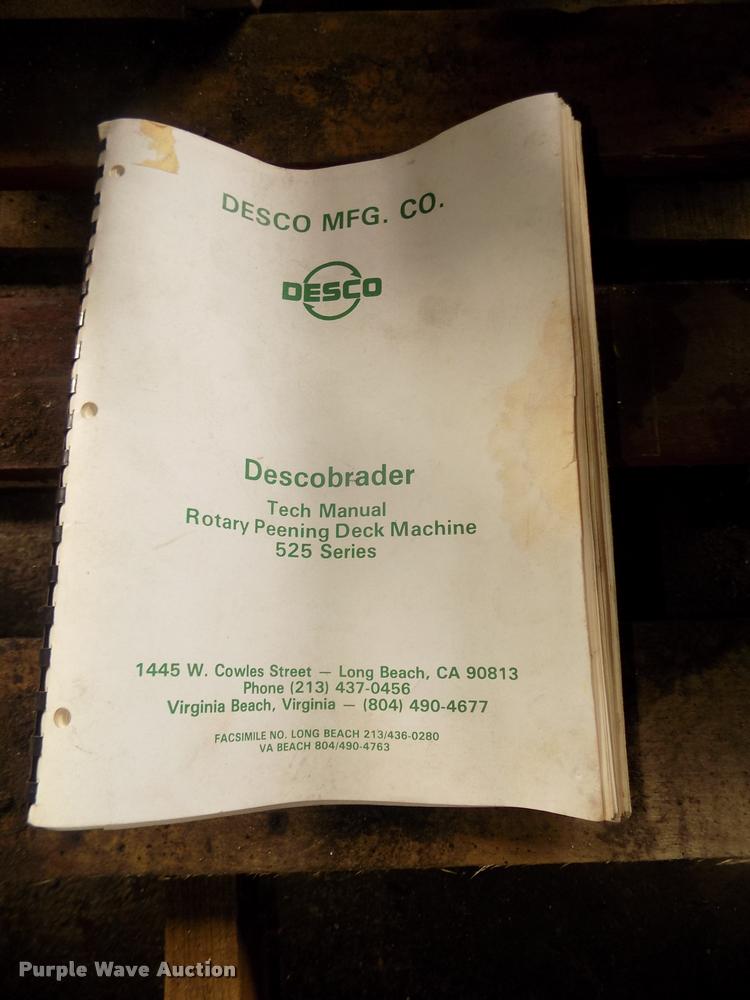 image for item DO9162 Desco AF525 concrete scarifier grinder