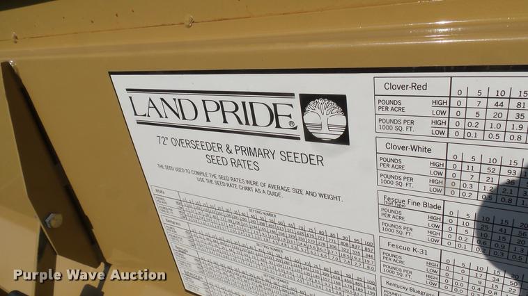 image for item DO9899 Land Pride 1572 seeder