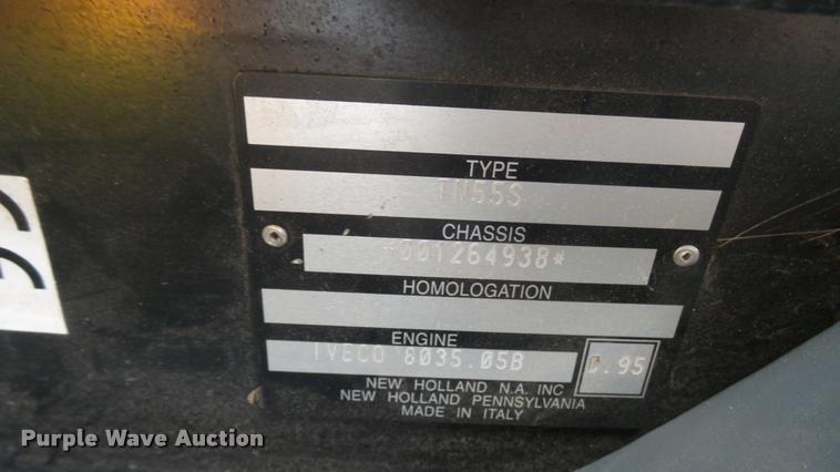 image for item DO9909 2002 New Holland TN55S tractor