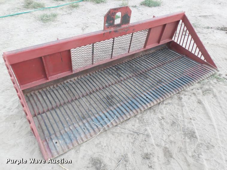 image for item DR9222 Shop built skid steer rock bucket