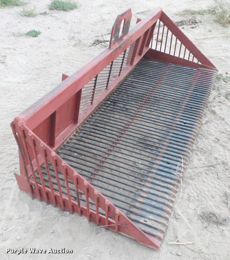 image for item DR9222 Shop built skid steer rock bucket