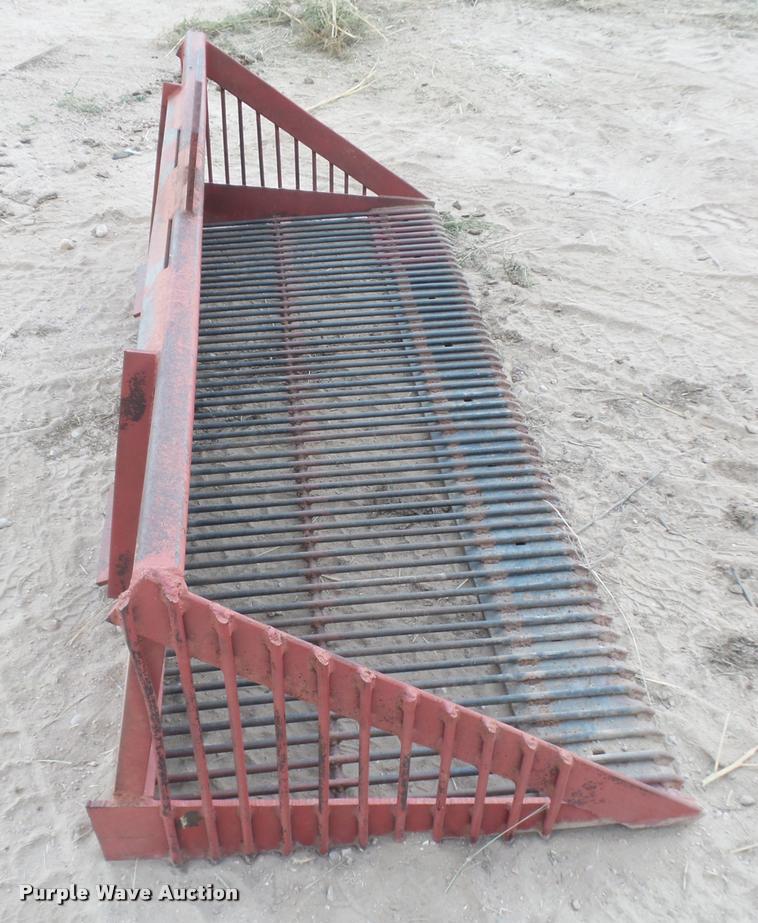 image for item DR9222 Shop built skid steer rock bucket