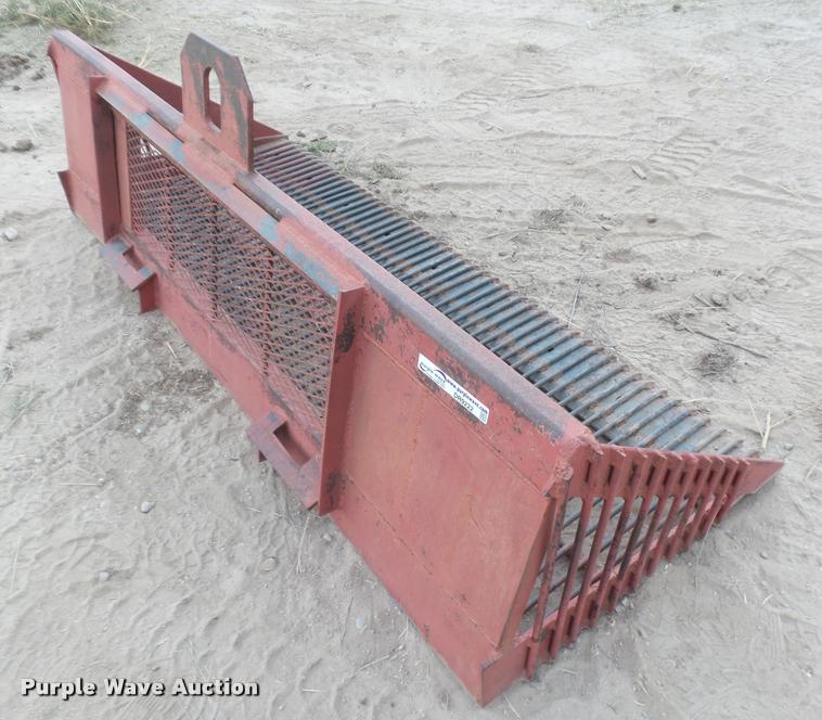 image for item DR9222 Shop built skid steer rock bucket