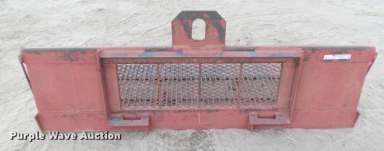 image for item DR9222 Shop built skid steer rock bucket