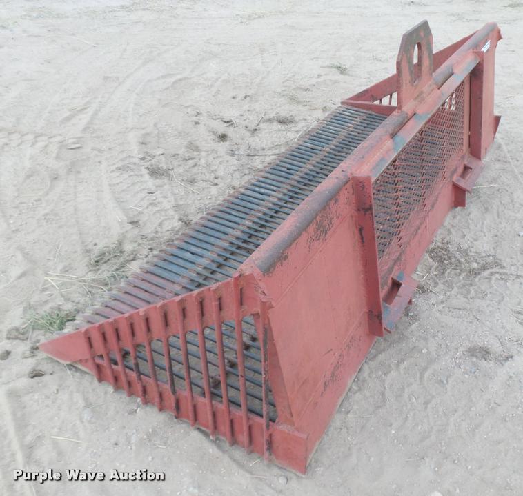 image for item DR9222 Shop built skid steer rock bucket