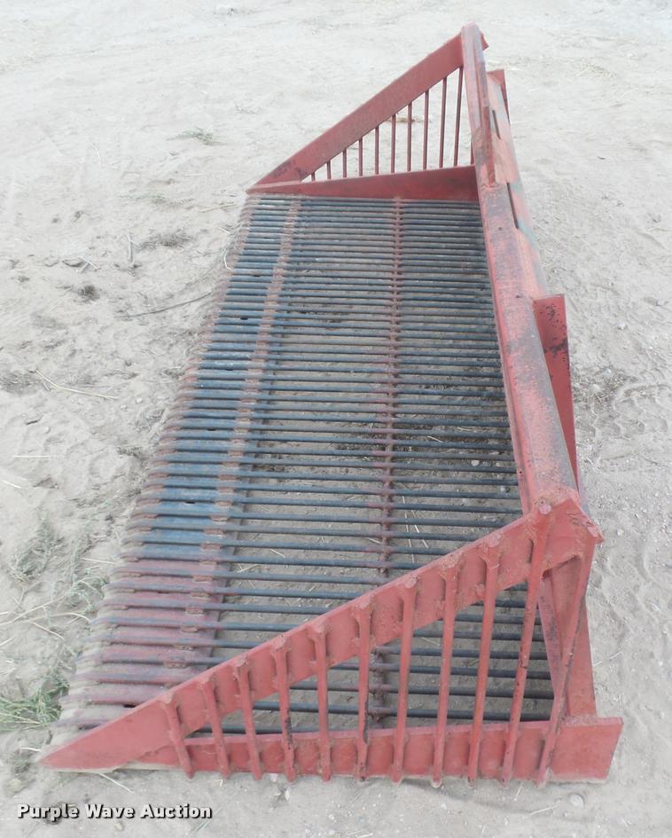 image for item DR9222 Shop built skid steer rock bucket