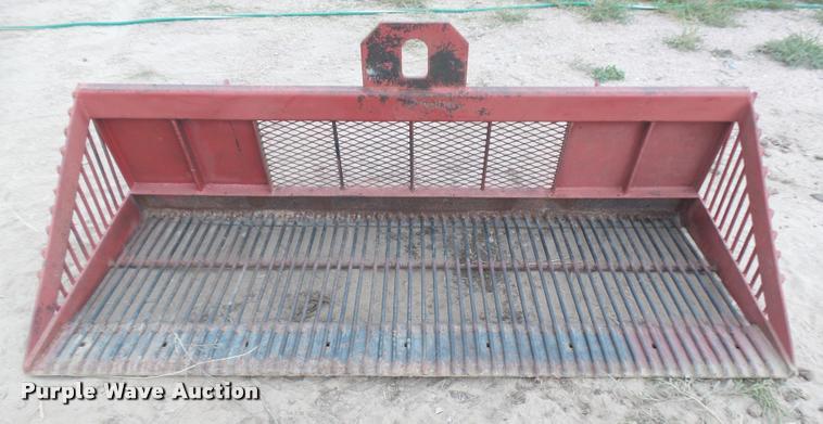 image for item DR9222 Shop built skid steer rock bucket