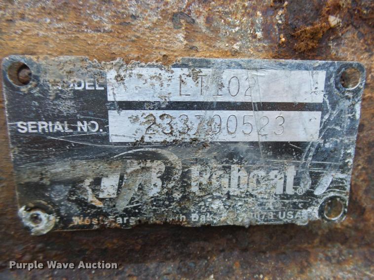 image for item DR9240 Bobcat ET102 mini trencher attachment