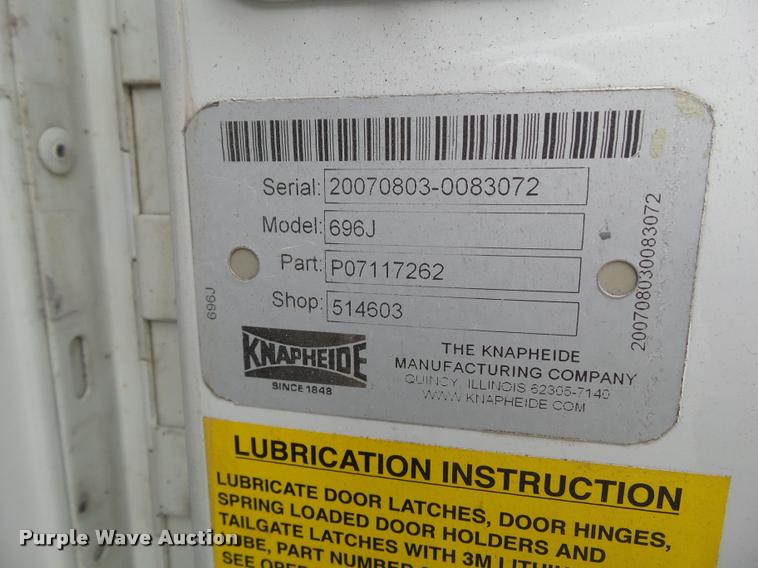 image for item L5632 2008 Chevrolet Silverado K2500HD Ext. Cab utility bed pickup truck