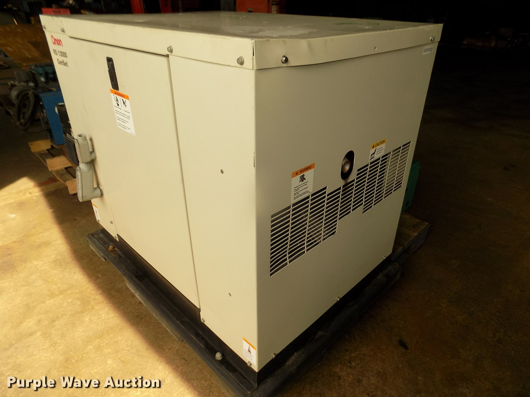 Onan RS12000 generator in Omaha, NE Item DA3094 sold Purple Wave