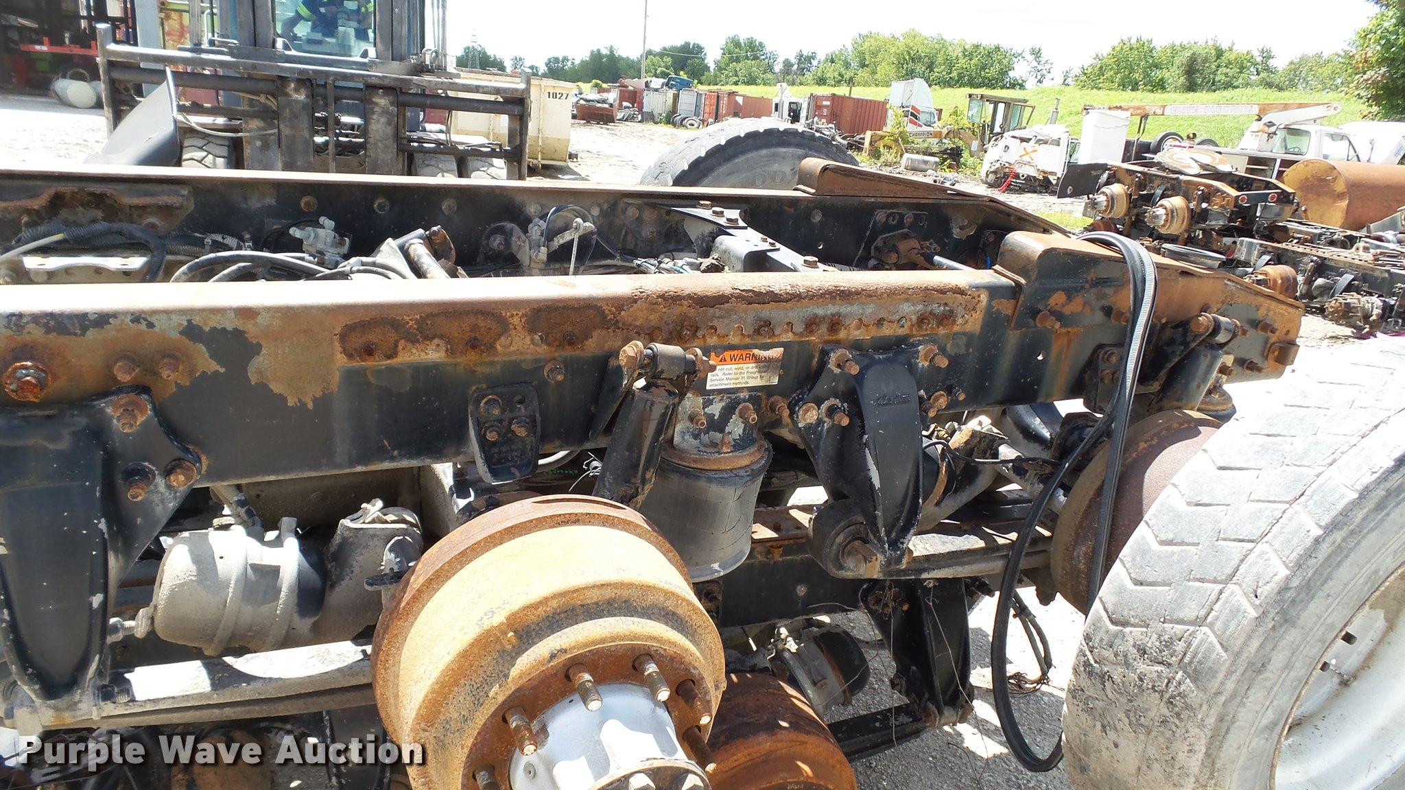 (2) Freightliner rear truck frame sections in Kansas City, KS | Item ...