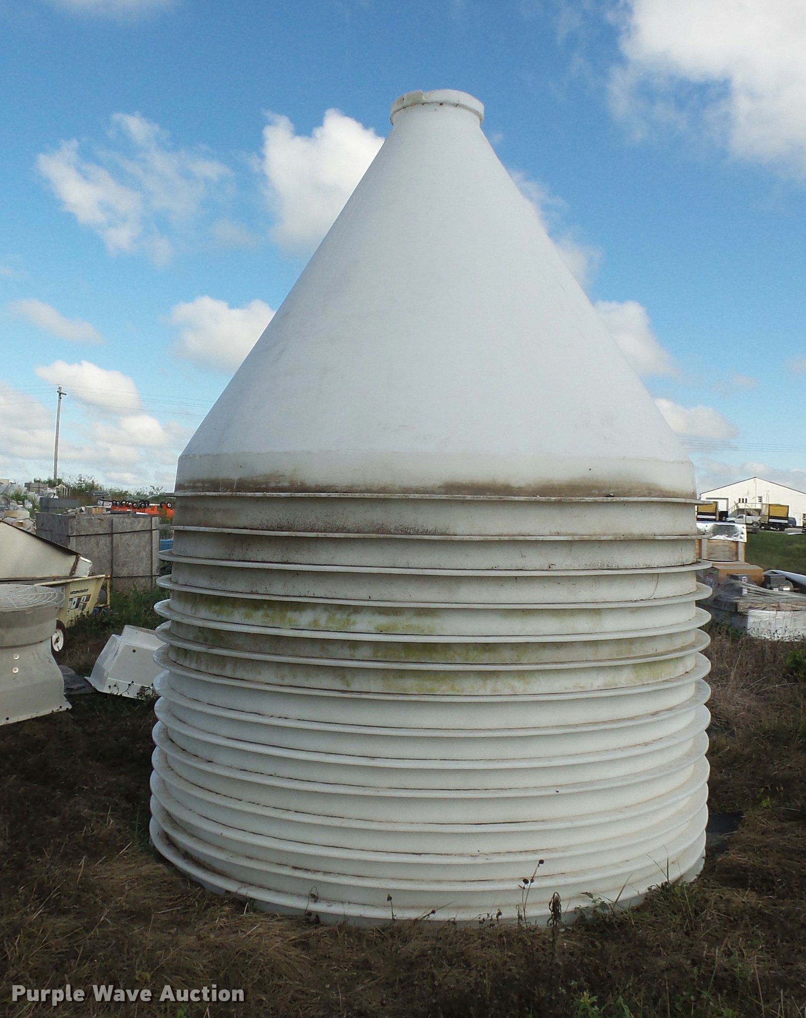 Approximately 14 bulk feed bin cones in Princeton, MO Item DP9241 sold Purple Wave