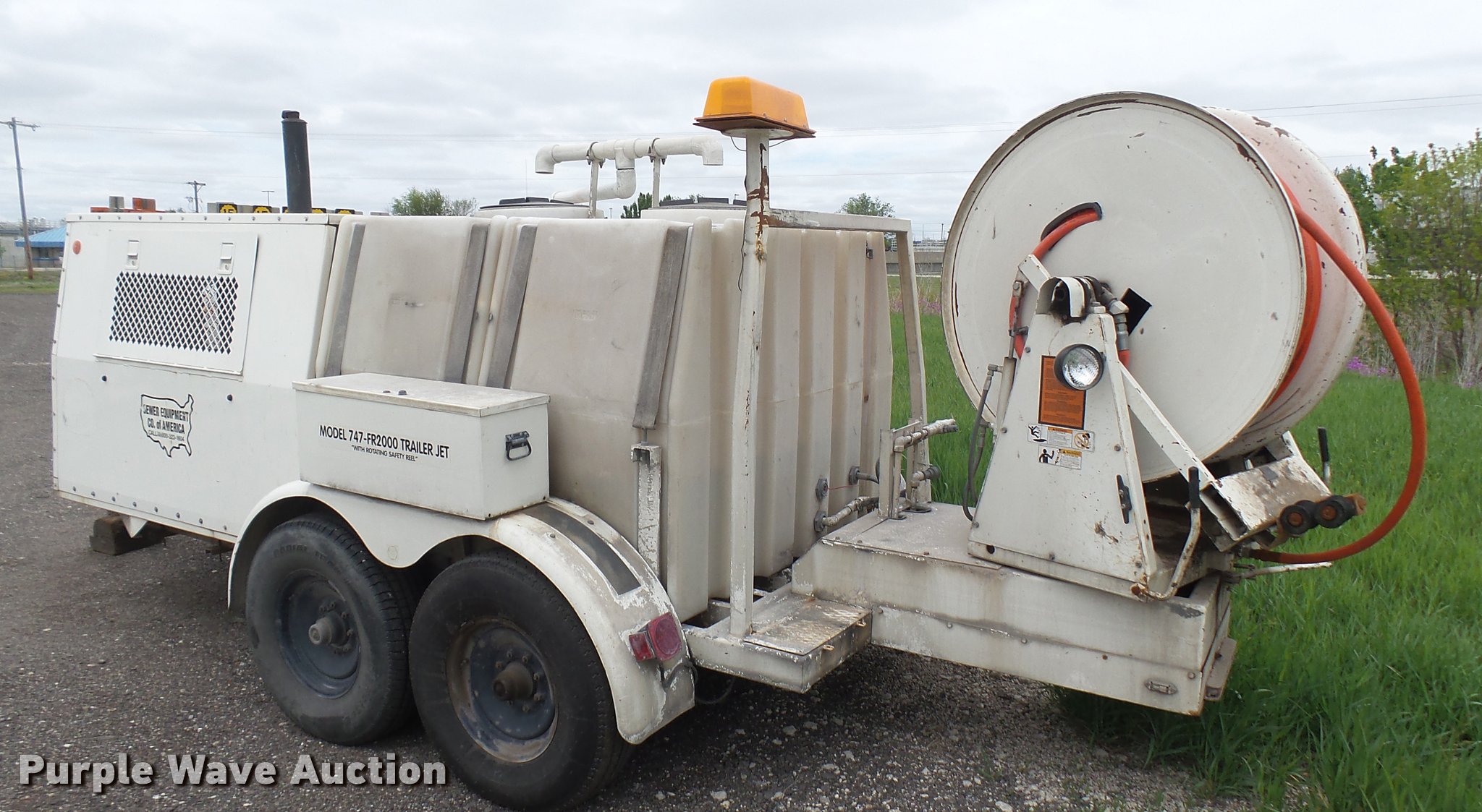 Sewer Equip. Co 747FR2000 sewer jet machine in Newton, KS Item