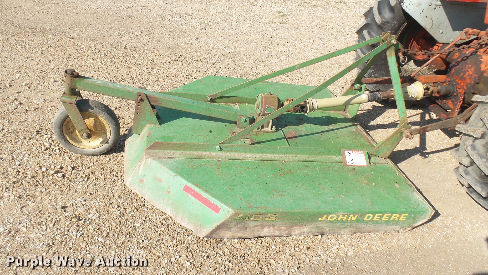 John Deere 503 rotary mower in Gridley, KS Item DR9250 sold Purple Wave