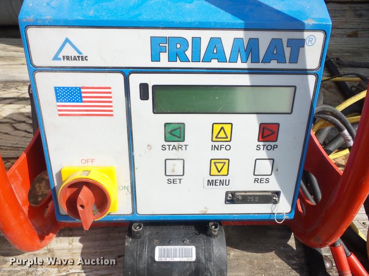 image for item BI9662 2001 Friamat 110V45 pipe fusion unit