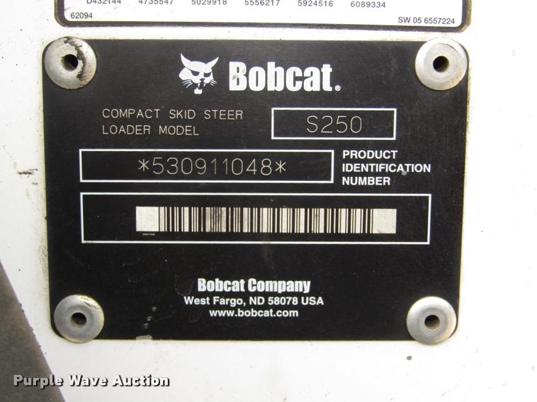 image for item DA3092 2006 Bobcat S250 skid steer