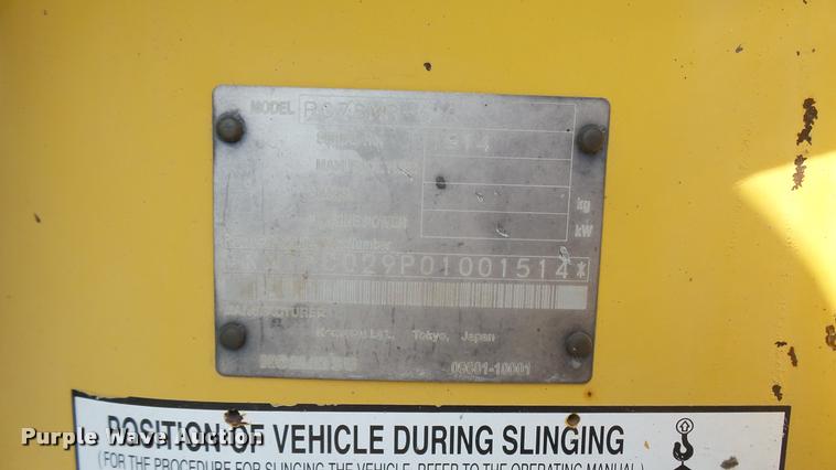 image for item DB3476 2005 Komatsu PC78MR-6 compact excavator