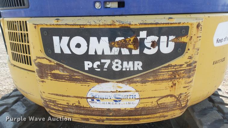 image for item DB3476 2005 Komatsu PC78MR-6 compact excavator