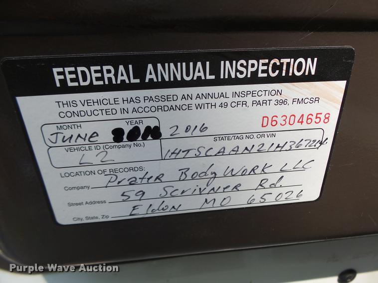 image for item DB5892 2001 International 4700 digger derrick truck