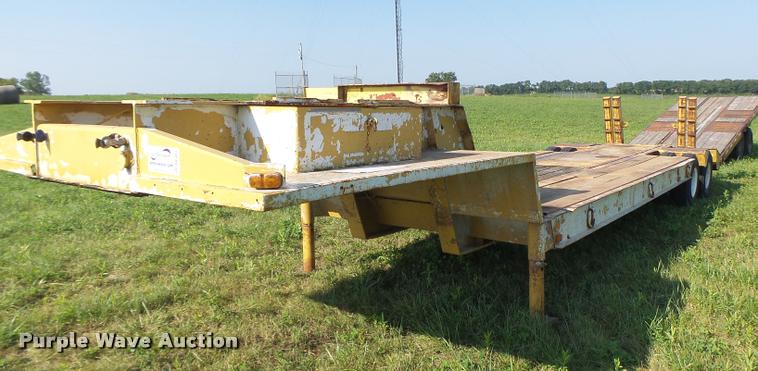 image for item DB5893 1972 Hyster lowboy equipment trailer