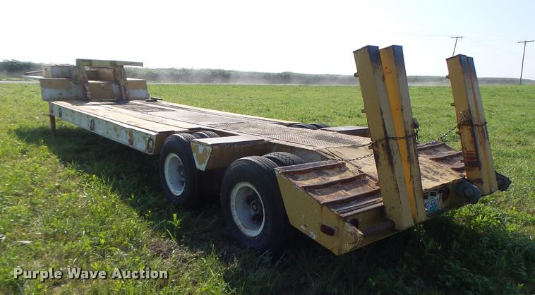 image for item DB5893 1972 Hyster lowboy equipment trailer